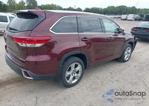 2019 Toyota Highlander Limited from USA, damaged, VIN 5TDDZRFH1KS924892